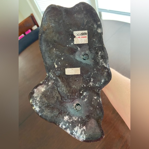 Bronze Plated Brass Tall 20” FLAMINGO Statue Sculpture India - Picture 8 of 13